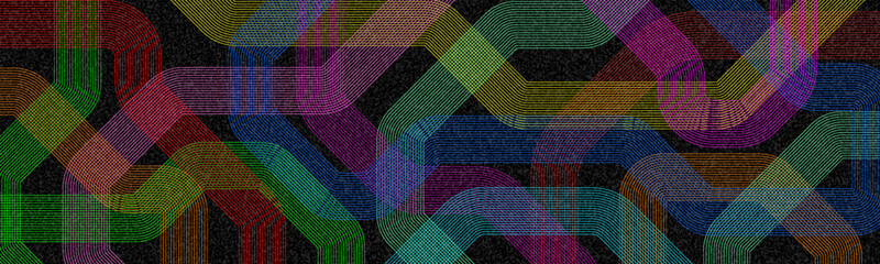 Sticker - Grainy lines concBeautiful Vector color gradient background with noise and wavy lines. Abstract minimal grainy gradient banner background texture Colorful digital grain soft noise effect Noept 08.09 5