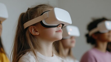Poster - Students with AR Glasses in Music Class Utilizing Augmented Reality Technology – Engaging Educational Experience