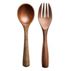 Wooden spoon and fork