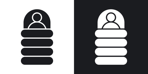 Wall Mural - Sleeping bag icon