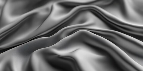 Wall Mural - Close-up view of a smooth, monochrome gray surface, matte texture, abstract minimalist background, soft lighting, blurred edges, low contrast, subtle gradients