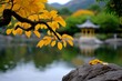 © Sanchai - Golden Pavilion standing in serene silence as a gentle breeze rustles the leaves of the nearby trees
