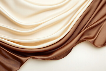 Poster - Brown Satin Background