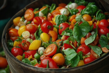 Canvas Print - vegetables in a bowl