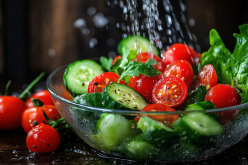 Wall Mural - vegetables in a bowl