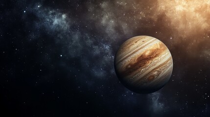 Wall Mural - Majestic Jupiter in Space