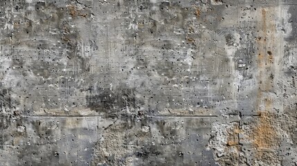 Poster - Grunge grey concrete wall texture for interior decor.