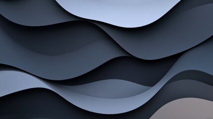 Wall Mural - Elegant Wave Patterns in Neutral Tones