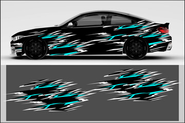 Wall Mural - Sports car wrapping decal design