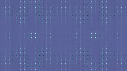 Aufkleber - Abstract motion graphic with pattern of dots. 3d rendering loop animation 4K