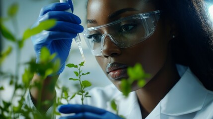 Wall Mural - scientist conducting research in laboratory