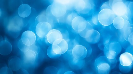 Blue Bokeh Background