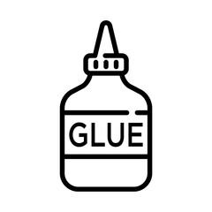 glue icon design vector template