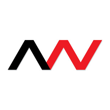 AW letter special logo design