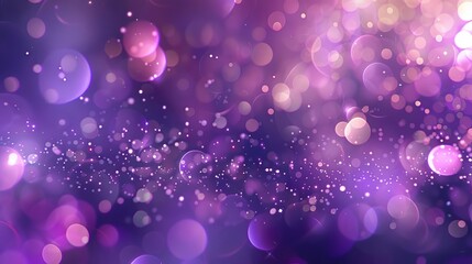 vivid purple and lilac festive bokeh lights background for anniversary or birthday celebration abstract digital illustration