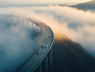 Wall Mural - Bridge Over the Clouds