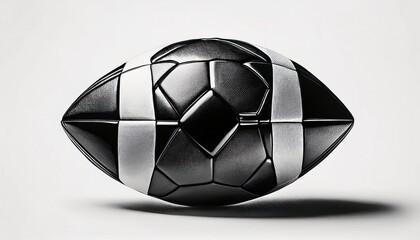 soccer ball in the shape of a heart