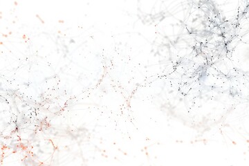 Poster - A simple design featuring small dots scattered across a pure white surface, suitable for use in abstract concepts or minimalist designs