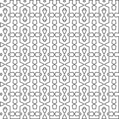 Wall Mural - Linear pattern. Digital design.Black and dooite pattern for web page, textures, card, poster, fabric, textile.Linear Wallpaper Images.Repeating ornament.