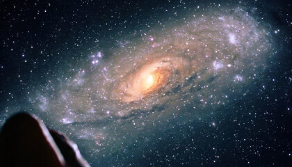 galaxy in space