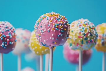 Cake Pops with Sprinkles