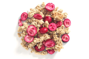 Wall Mural - Cranberries roasted muesli