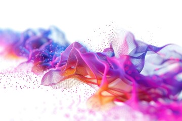 Leinwandbilder - Close-up shot of a pink and purple object, possibly decorative or artistic