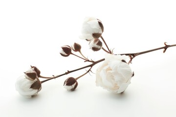 Poster - A beautiful arrangement of white flowers sits on top of a white table, perfect for decorating any occasion