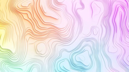 Poster - This line art illustration features a simple bulging pattern that is ideal for use as a background