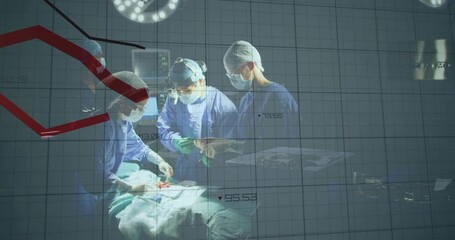 Poster - Animation of data processing over diverse surgeons
