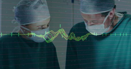 Poster - Animation of data processing over diverse surgeons