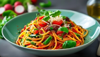 pasta with tomato sauce