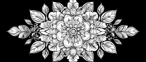 There are numerous art and design fields that can benefit from abstract mandala line art illustrations, as they offer creative and versatile possibilities