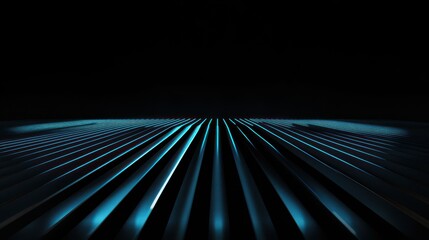 Wall Mural - Abstract Blue Lines in Dark Background