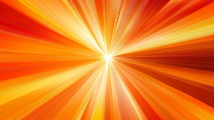 Wall Mural - Illustration with an abstract orange background displaying a starburst explosion