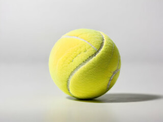 Closeup of the tennis balls