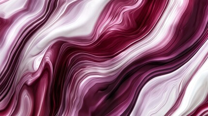 Poster - Graceful liquid paint mixes in a mesmerizing marble effect with vibrant colors, creating a luxurious and modern backdrop for any project