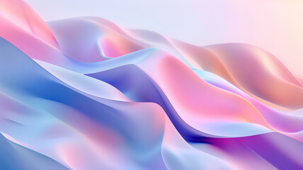 Minimalist colorful wave abstract background