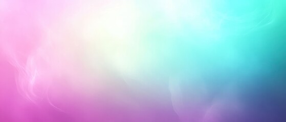 Canvas Print - Abstract Gradient Background with Pink, White, and Blue Tones