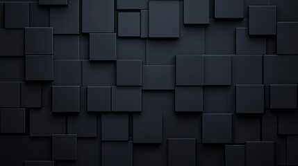 Concrete wall background with integrated white light strips. Geometric tech wallpaper featuring illuminated, futuristic, 3D blocks.