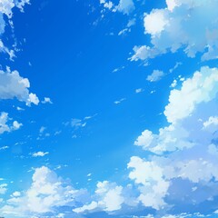 Wall Mural - Blue sky, beautiful sky, good weather 