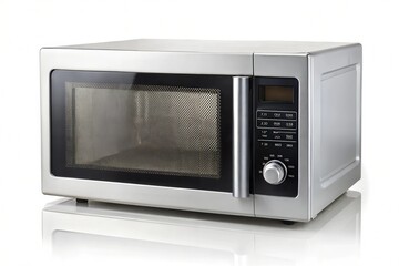 Microwave isolated on total white background
