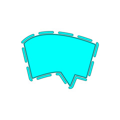 Sticker - Colorful Speech Bubble Template