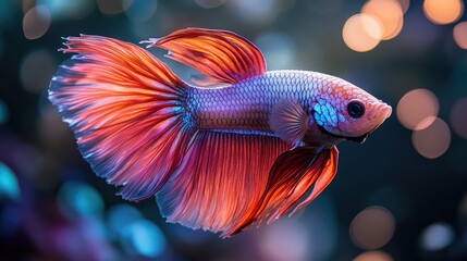 Wall Mural - A Colorful Betta Fish