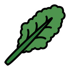 Sticker - kale icon 