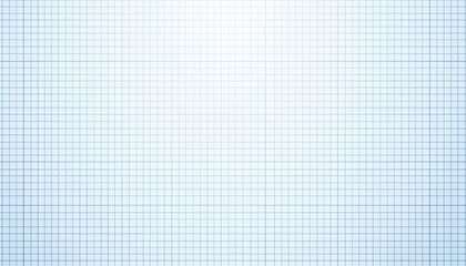 Wall Mural - vector illustration of a white and blue grid on a white background, featuring a blank sheet of graph