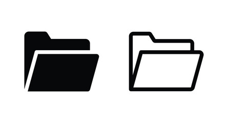 folder icon. folder symbol icon vector