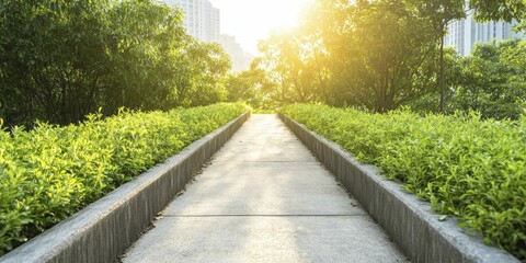 Wall Mural - Developing enduring urban planning strategies that integrate green areas and promote eco-friendly transportation solutions is essential for fostering healthier communities.