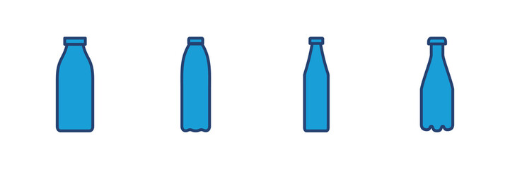 Wall Mural - Bottle icon vector. bottle vector icon