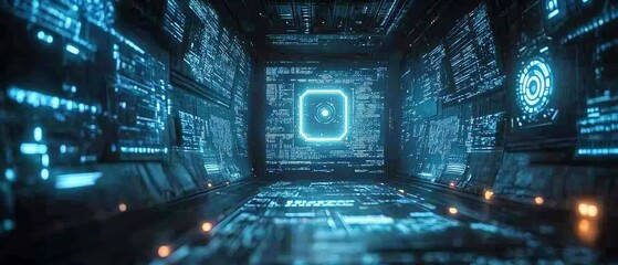 Poster - Advanced zeroday exploit testing environment, displaying cuttingedge hacking tools, vulnerability analysis, and secure system defenses in action
